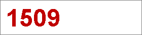 Das Jahr 1509