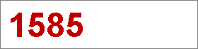 Das Jahr 1585