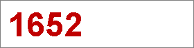Das Jahr 1652 Das Jahr 1652