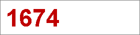 Das Jahr 1674