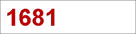 Das Jahr 1681