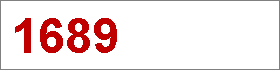 Das Jahr 1689