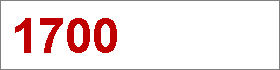 Das Jahr 1700