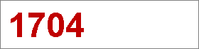 Das Jahr 1704 Das Jahr 1704