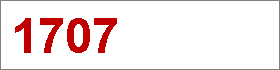 Das Jahr 1707