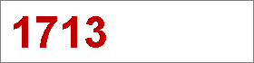 Das Jahr 1713
