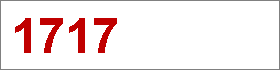 Das Jahr 1717