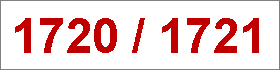 Das Jahr 1720/1721