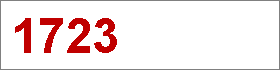 Das Jahr 1723 Das Jahr 1723