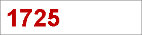 Das Jahr 1725