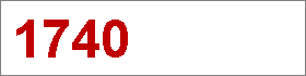 Das Jahr 1740
