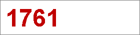 Das Jahr 1761