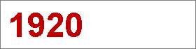 Das Jahr 1920