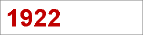 Das Jahr 1922