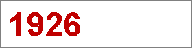 Das Jahr 1926