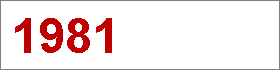 Das Jahr 1981