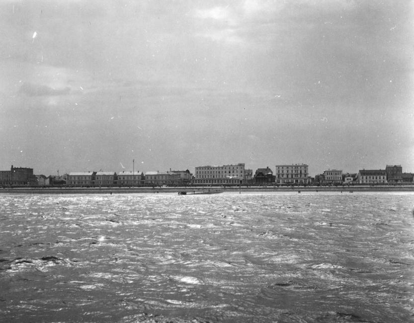 1955 - Kaiserstrasse von See aus gesehen