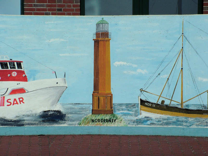 Wilfried Schlegel - Verschiedene Motive an der Hafenmauer (2006)