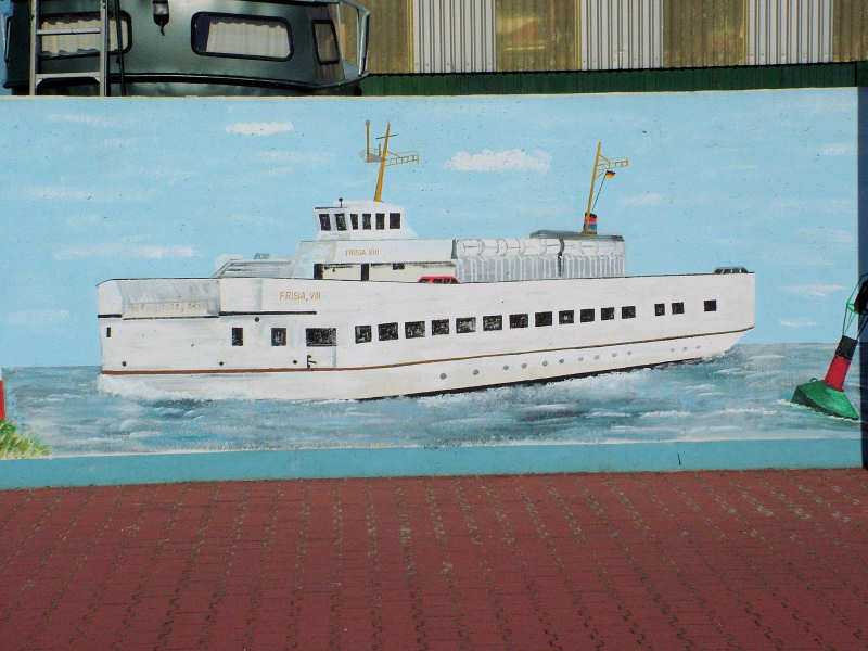 Wilfried Schlegel - Verschiedene Motive an der Hafenmauer (2006)