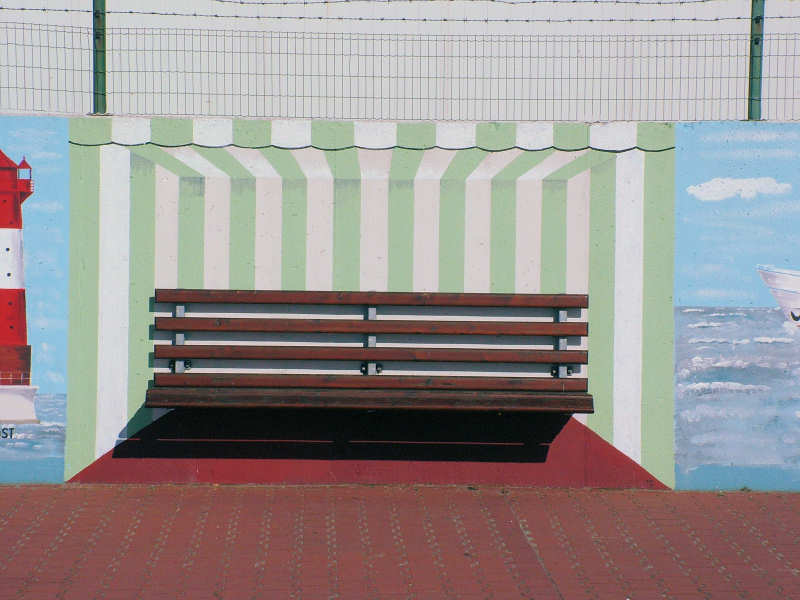 Wilfried Schlegel - Verschiedene Motive an der Hafenmauer (2006)