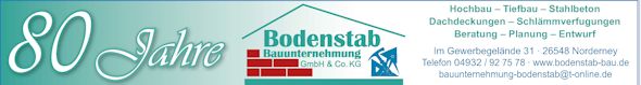 80 Jahre Bodenstab Bauunternehmung