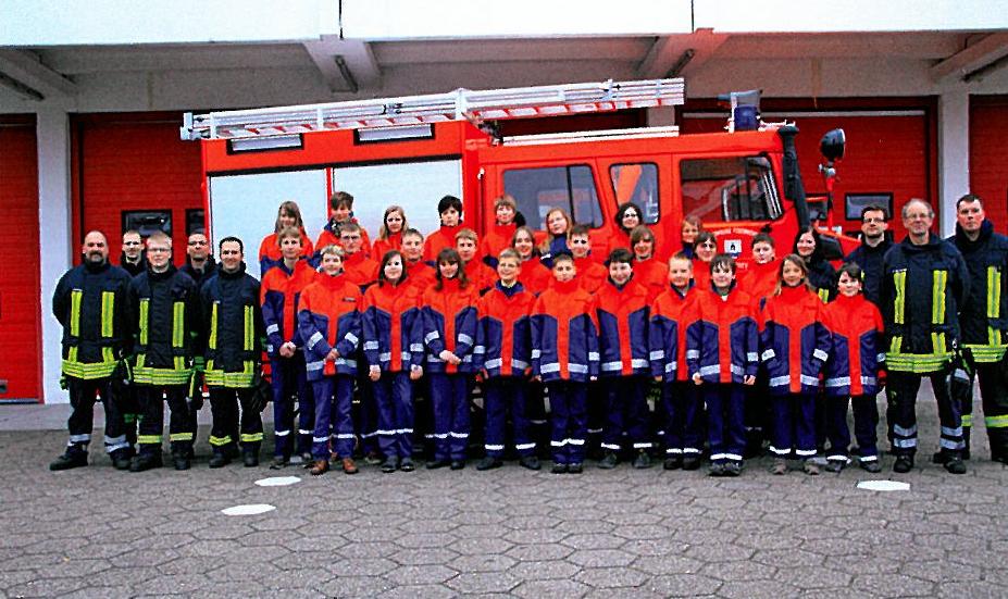 Die Jugendfeuerwehr und ihre Betreuer