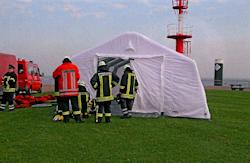 2011: Anschaffung eines Schnelleinsatzzeltes