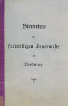 Freiwillige Feuerwehr Norderney - Statuten vom 28.12.1884