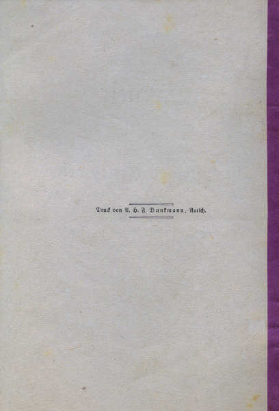 Freiwillige Feuerwehr Norderney - Statuten vom 28.12.1884