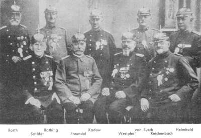 Der Verbandsvorstand im Jahre 1929 auf Norderney