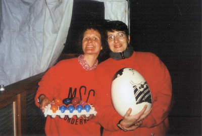 Großes Osterfeuer beim MSC Norderney - 2000