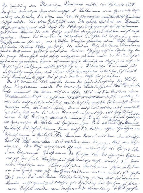 Die Gründung zur F.F. Norderney 1884