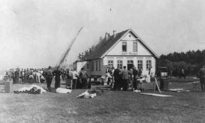 Brand Cafe Booken am 05.09.1928