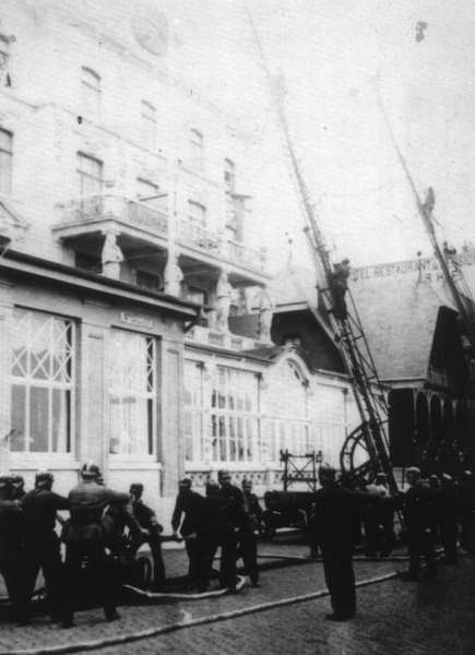 Schulübung und Manöver im Hause Kaiserstr. 15