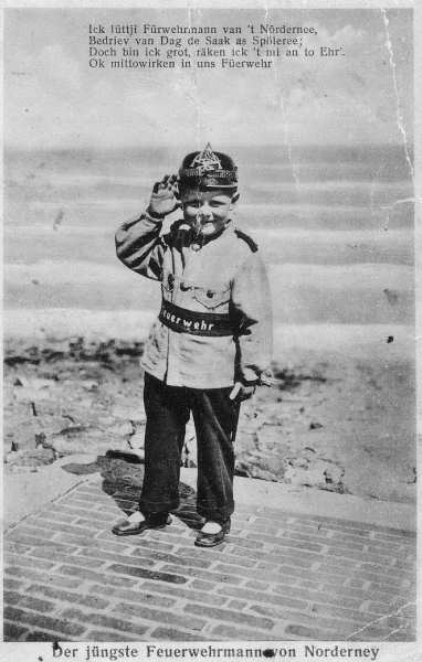 1929 auf Norderney herausgegebene Ansichtspostkarte