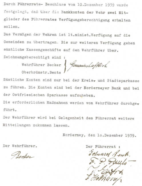 Protokollbuch Seite 254 vom 17.02.1934