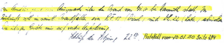 Brand im Blumenhaus Namuth 1950 Brand im Blumenhaus Namuth 1950