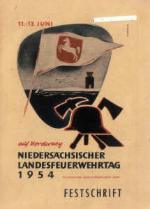 Niedersächsischer Landesfeuerwehrtag 11. - 13. Juni 1954
