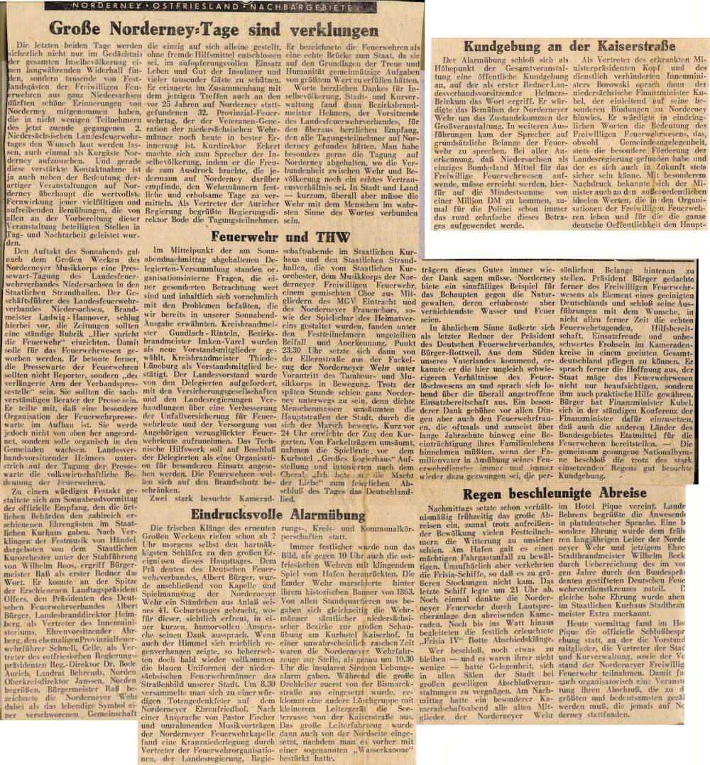 Landesverbandstag 11. - 13. Juni 1954