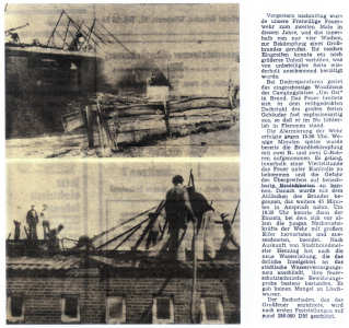 Brand bei Angerer "Um Ost" 1976