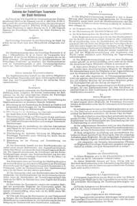 Satzung vom 15.09.1983