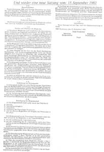 Satzung vom 15.09.1983