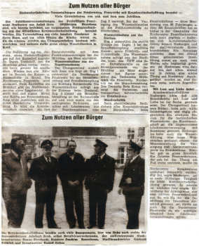 2. Kreisbereitschaftsübung am 20.09.1985