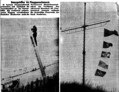 Der Signalmast ist wieder komplett - 11.07.1988