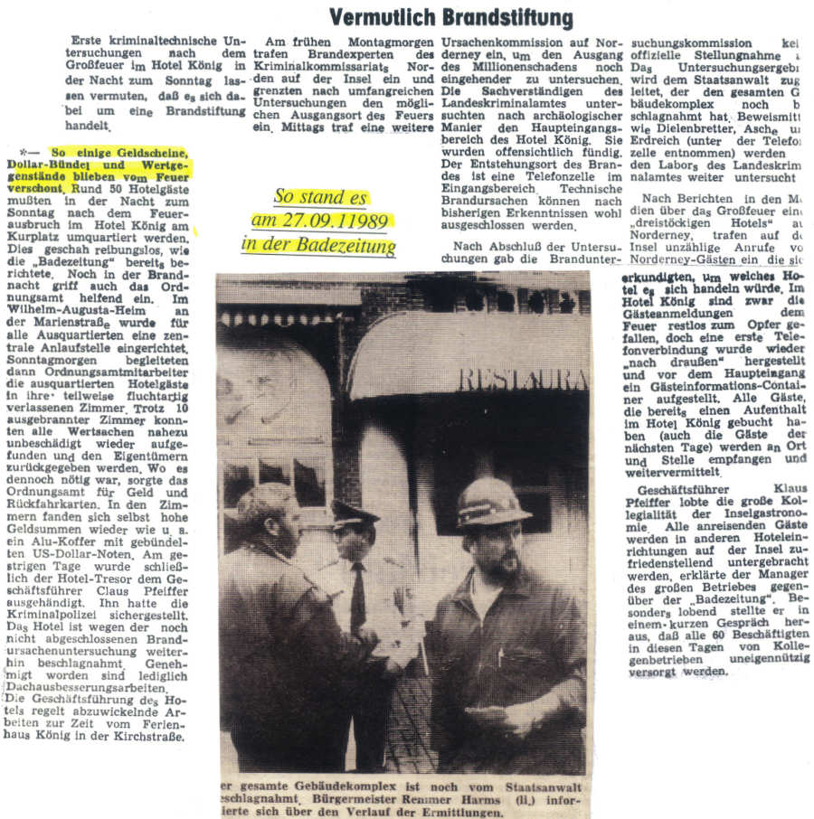 "Hotel König" brennt - 24.09.1989 "Hotel König" brennt - 24.09.1989