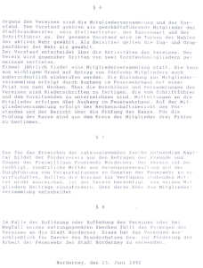 Satzung des Fördervereins