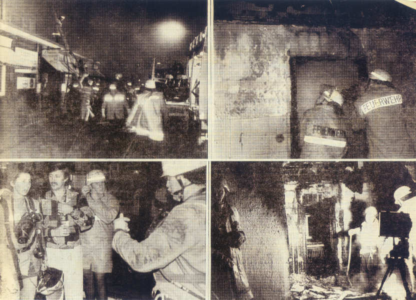 Brand "Blühende Schiffahrt" - 10.12.1994