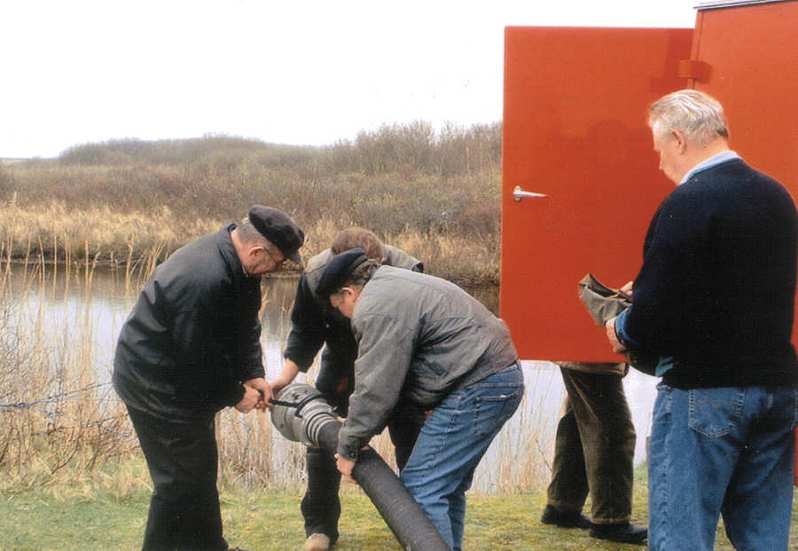 Saugprobe am "Kaiserschlot" (Leuchtturm) - Mai 2005 Saugprobe am "Kaiserschlot" (Leuchtturm) - Mai 2005