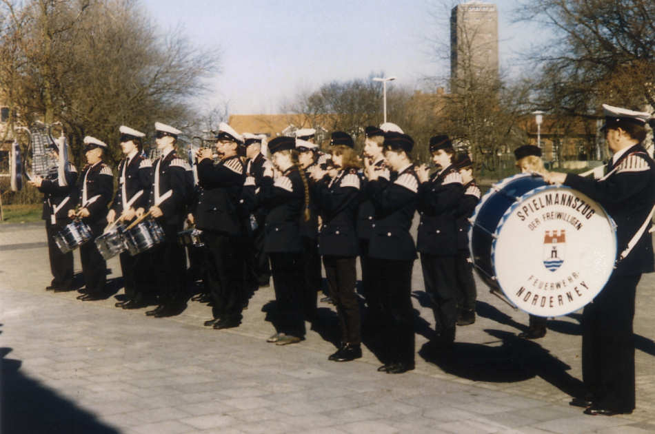 Ständchen für den STbm. Gerhard Fröhlich - 1986