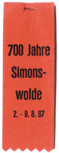 Kreisfeuerwehrtag in Simonswolde - 09.08.1987